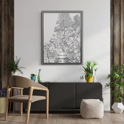 ROAD MAP OF NOVELETA, PHILIPPINES BY MAPBAKES