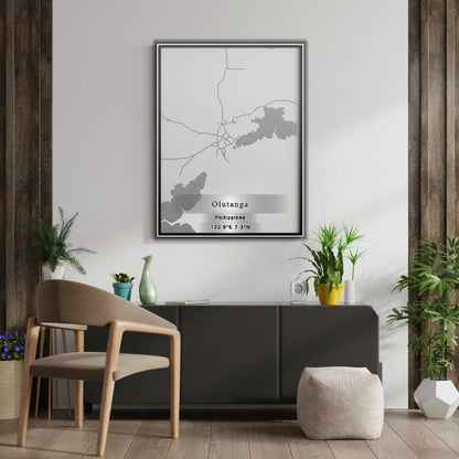 ROAD MAP OF OLUTANGA, PHILIPPINES BY MAPBAKES