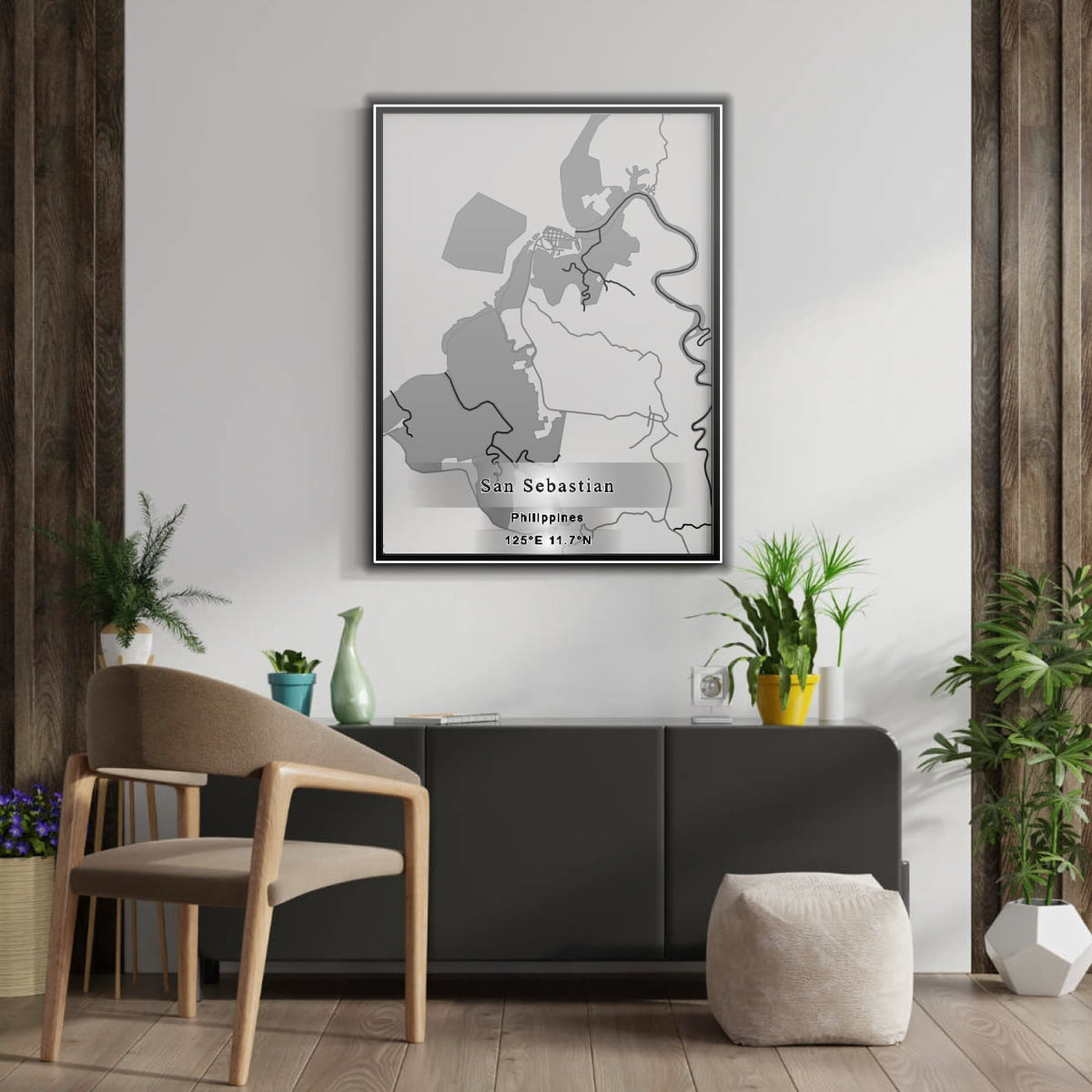 ROAD MAP OF SAN SEBASTIAN, PHILIPPINES BY MAPBAKES