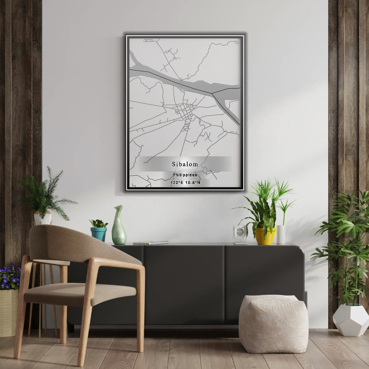ROAD MAP OF SIBALOM, PHILIPPINES BY MAPBAKES