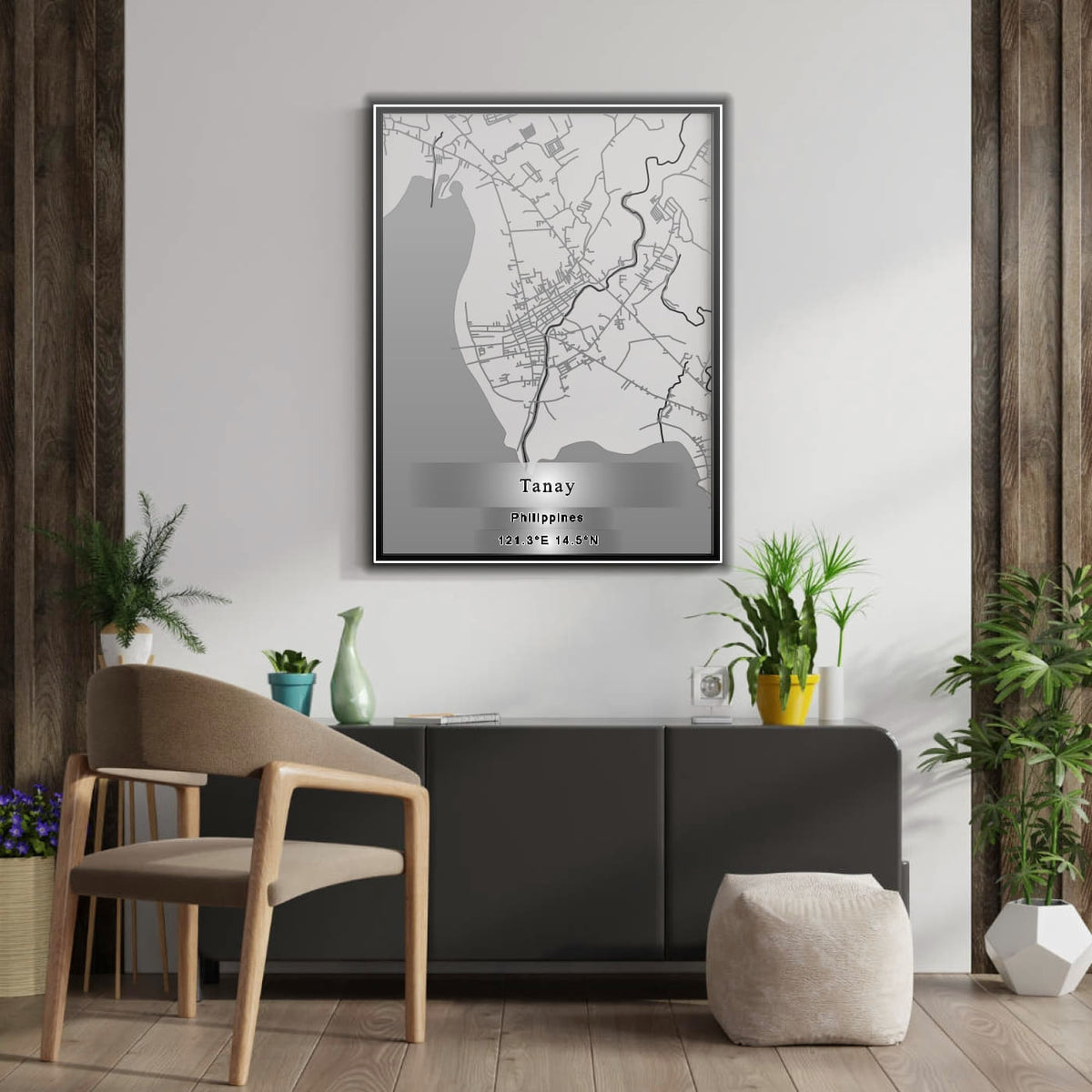 ROAD MAP OF TANAY, PHILIPPINES BY MAPBAKES