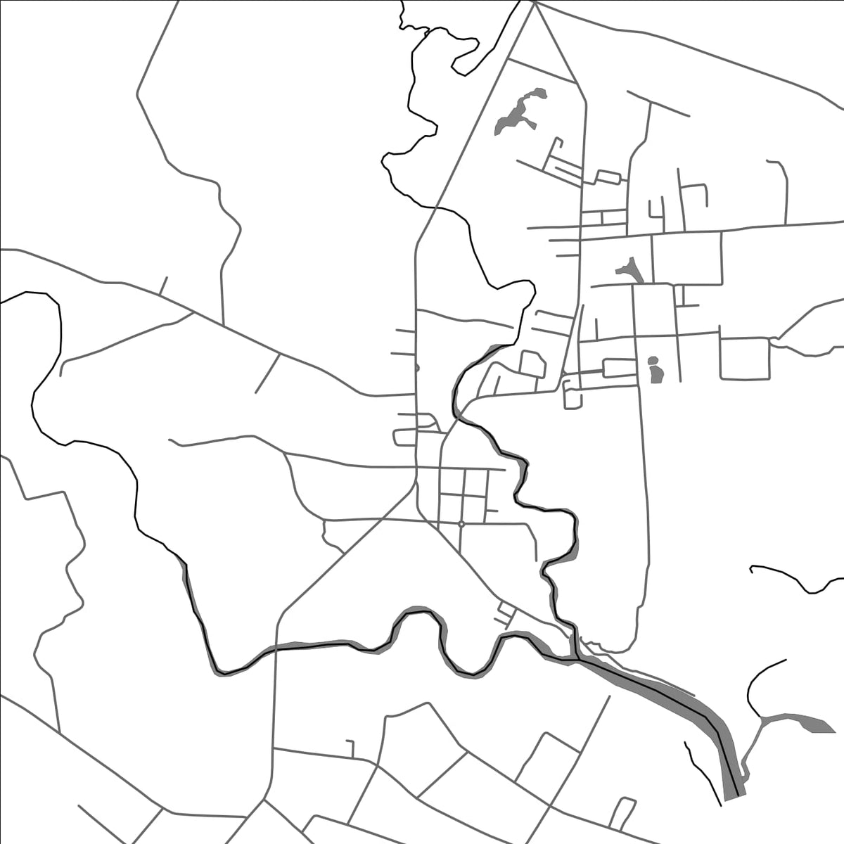ROAD MAP OF ABORLAN, PHILIPPINES BY MAPBAKES