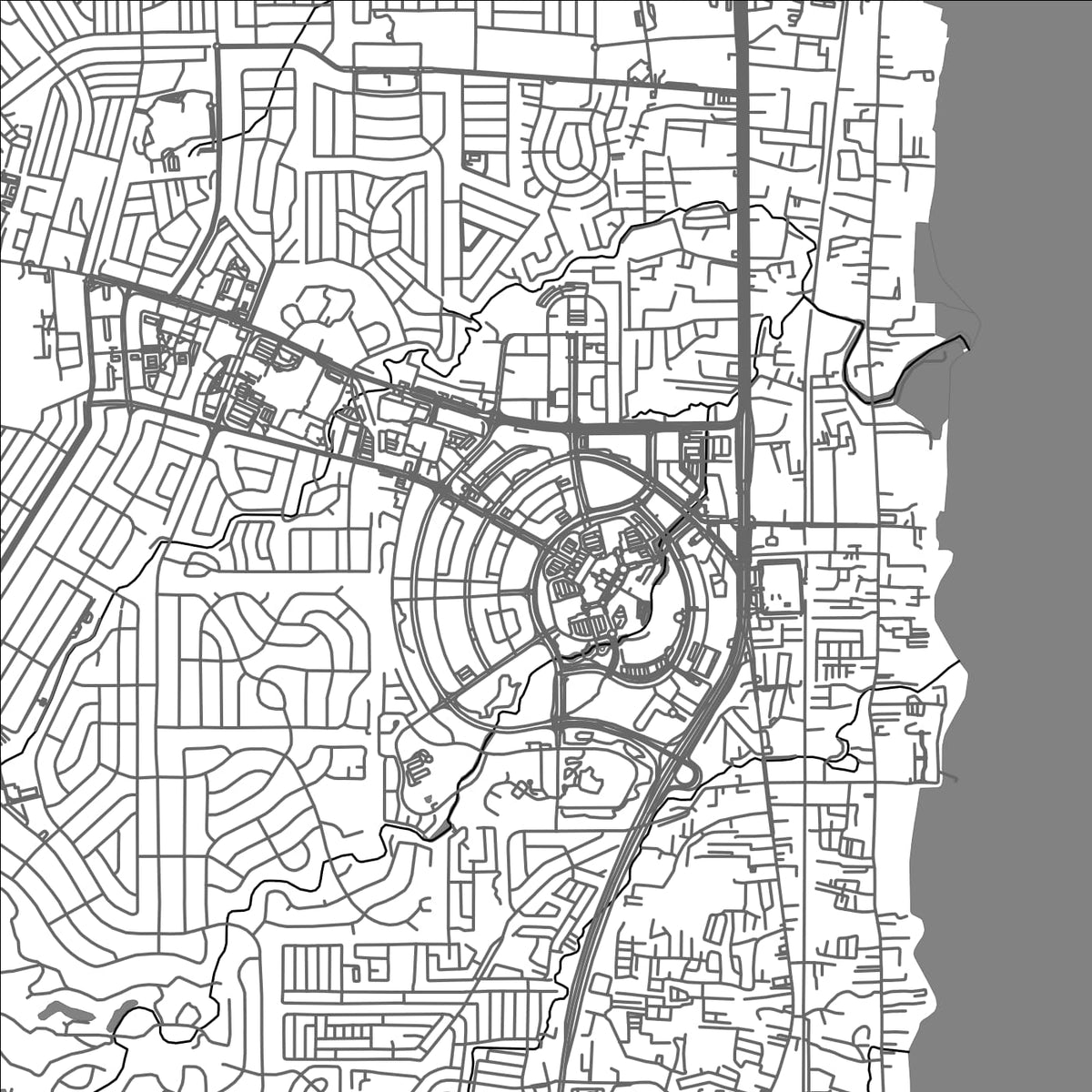 ROAD MAP OF ALABANG, PHILIPPINES BY MAPBAKES