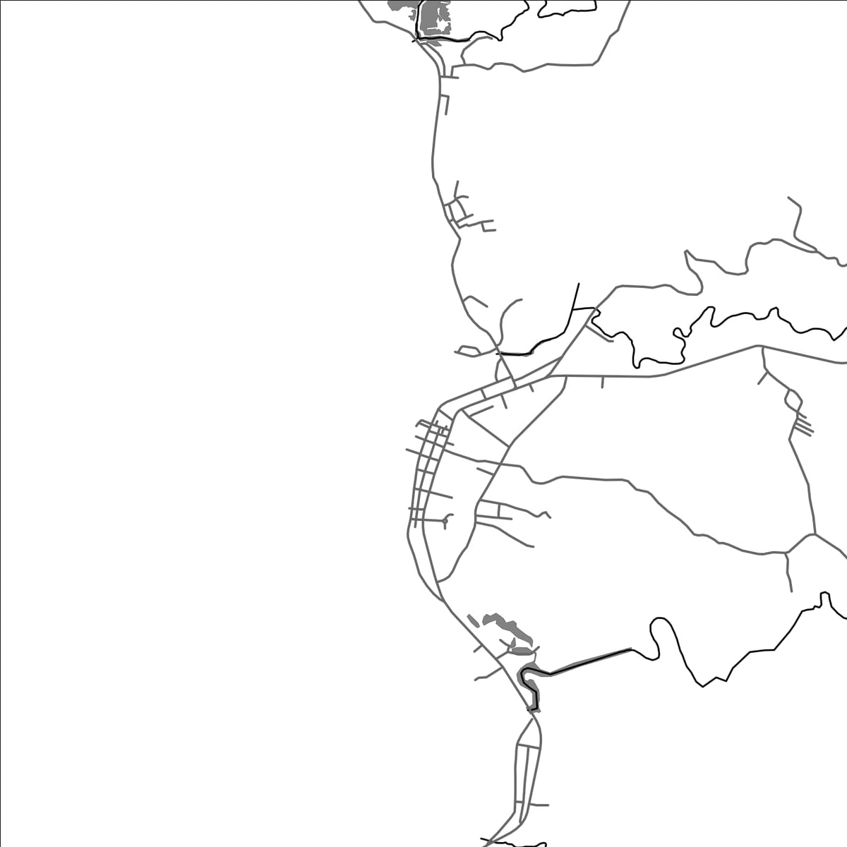 ROAD MAP OF ALLEN, PHILIPPINES BY MAPBAKES