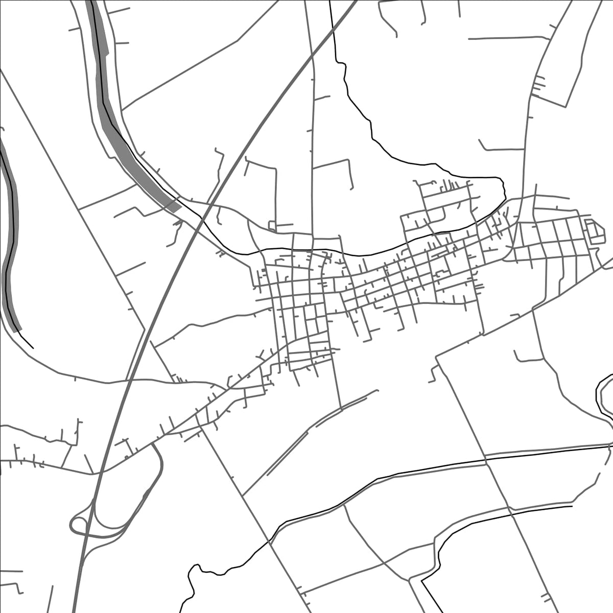 ROAD MAP OF ANAO, PHILIPPINES BY MAPBAKES