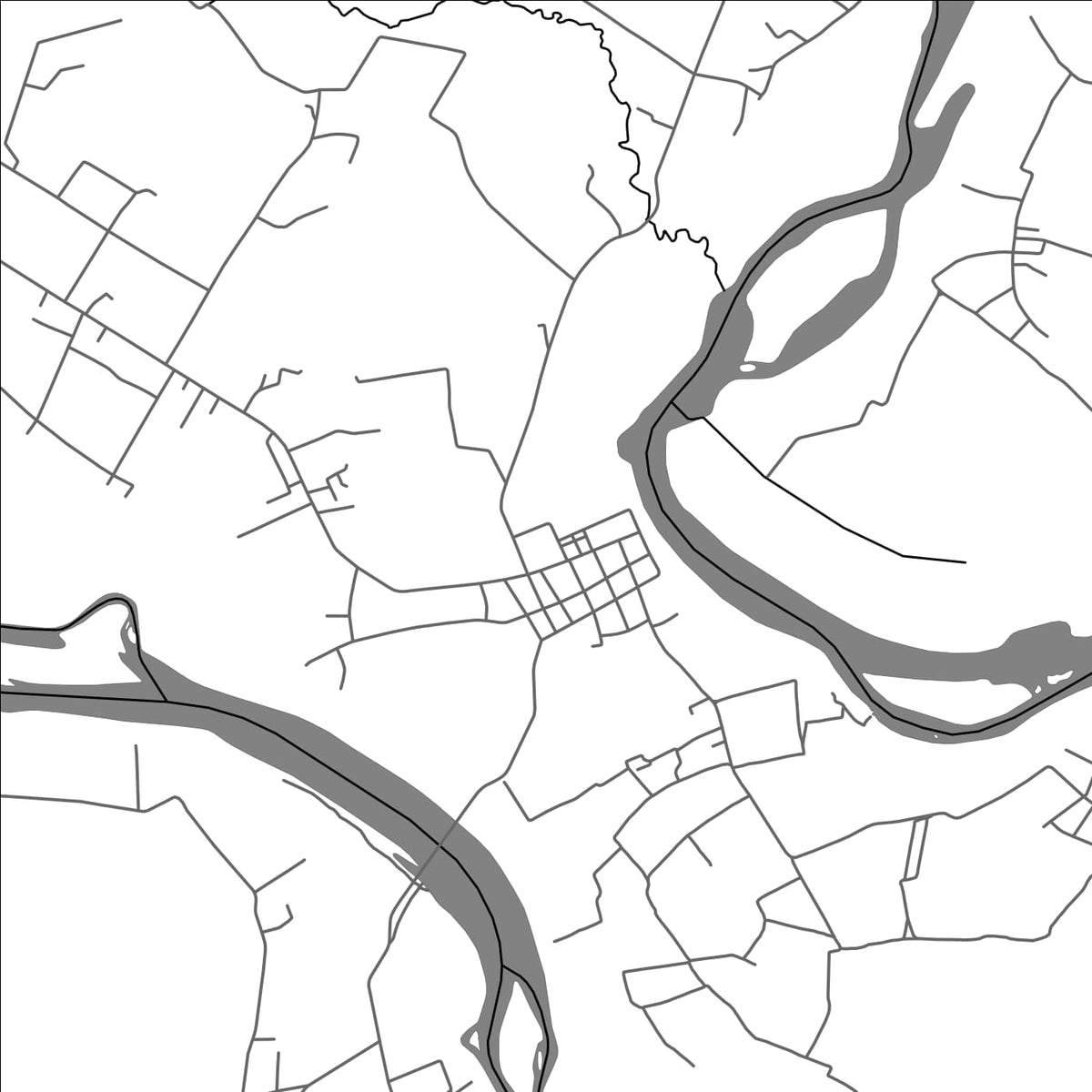 ROAD MAP OF ANGADANAN, PHILIPPINES BY MAPBAKES