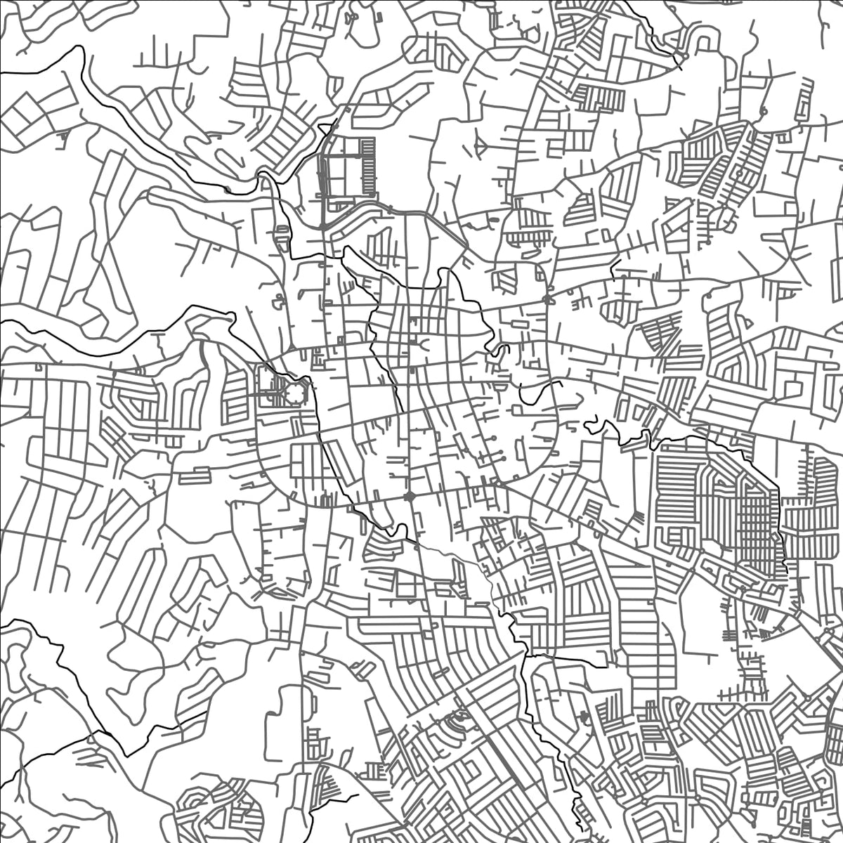 ROAD MAP OF ANTIPOLO, PHILIPPINES BY MAPBAKES
