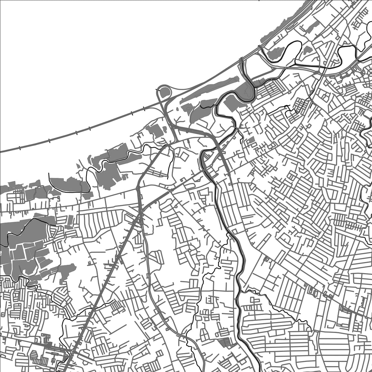 ROAD MAP OF BACOOR, PHILIPPINES BY MAPBAKES