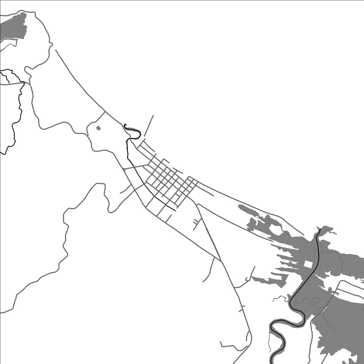ROAD MAP OF BACUAG, PHILIPPINES BY MAPBAKES