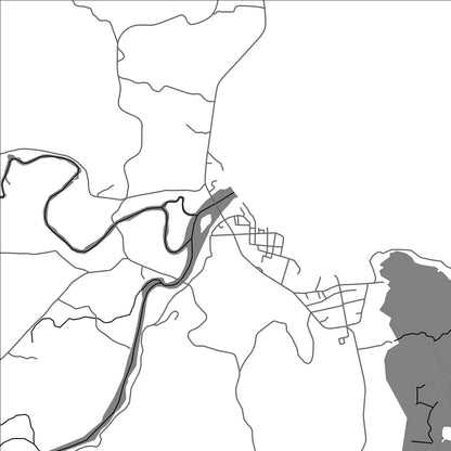 ROAD MAP OF BAGANGA, PHILIPPINES BY MAPBAKES
