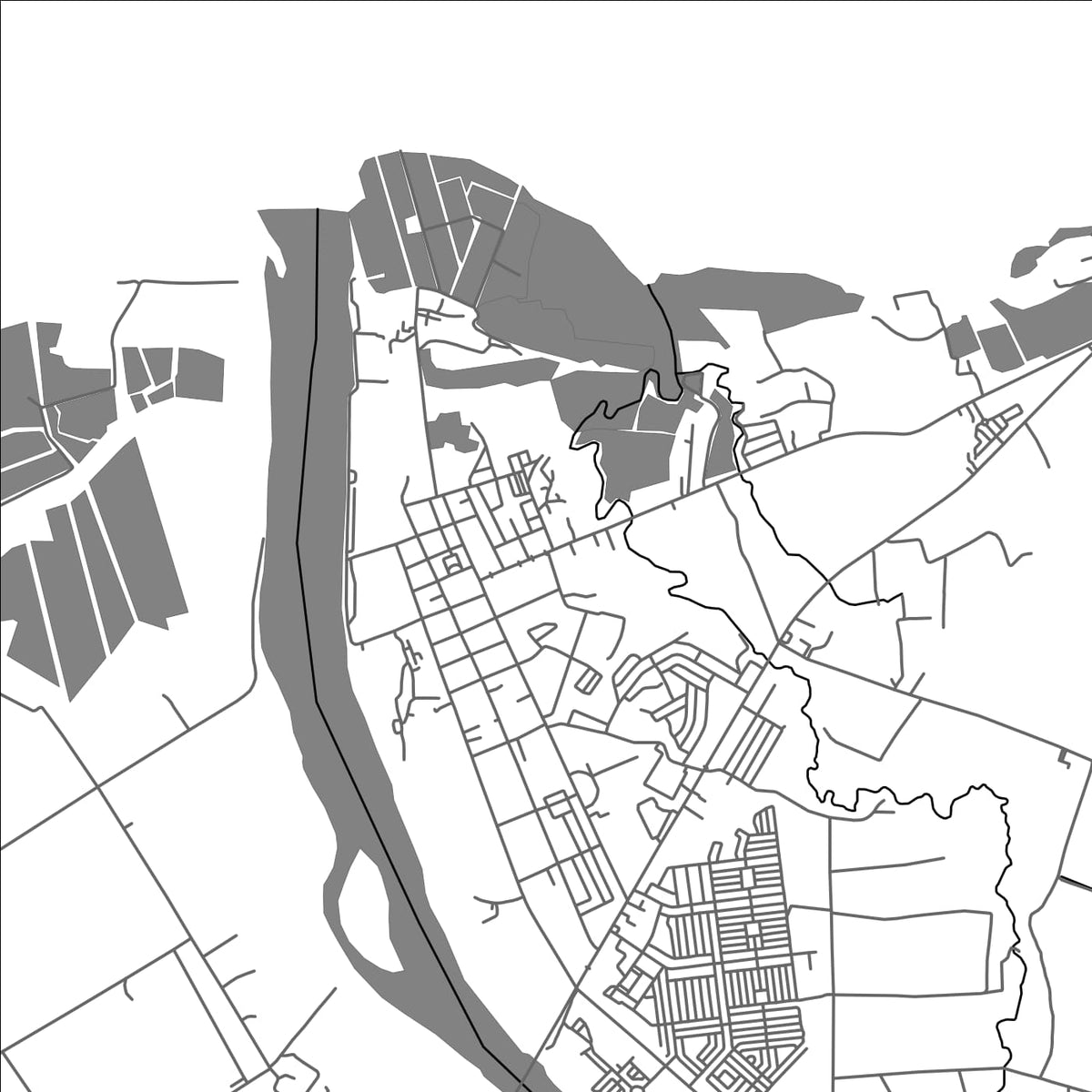 ROAD MAP OF BAGO, PHILIPPINES BY MAPBAKES