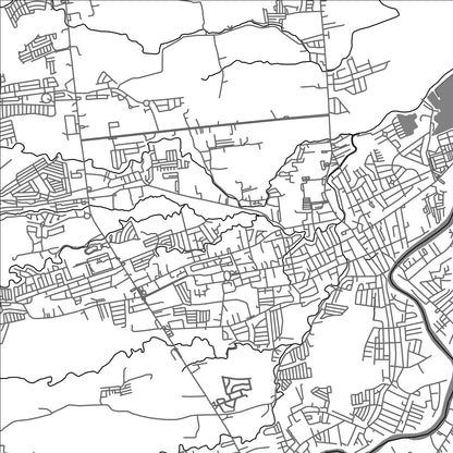 ROAD MAP OF BALANGA, PHILIPPINES BY MAPBAKES