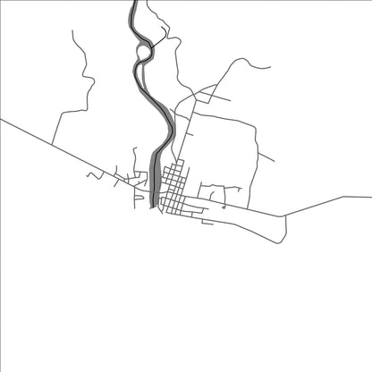ROAD MAP OF BALANGIGA, PHILIPPINES BY MAPBAKES