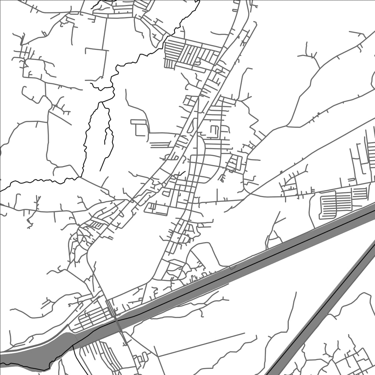 ROAD MAP OF BAMBAN, PHILIPPINES BY MAPBAKES