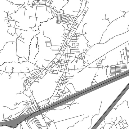 ROAD MAP OF BAMBAN, PHILIPPINES BY MAPBAKES