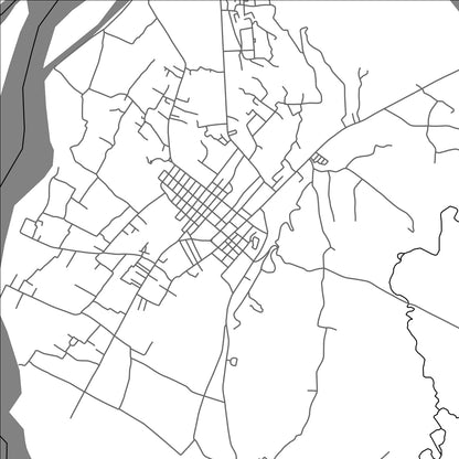 ROAD MAP OF BANGUED, PHILIPPINES BY MAPBAKES