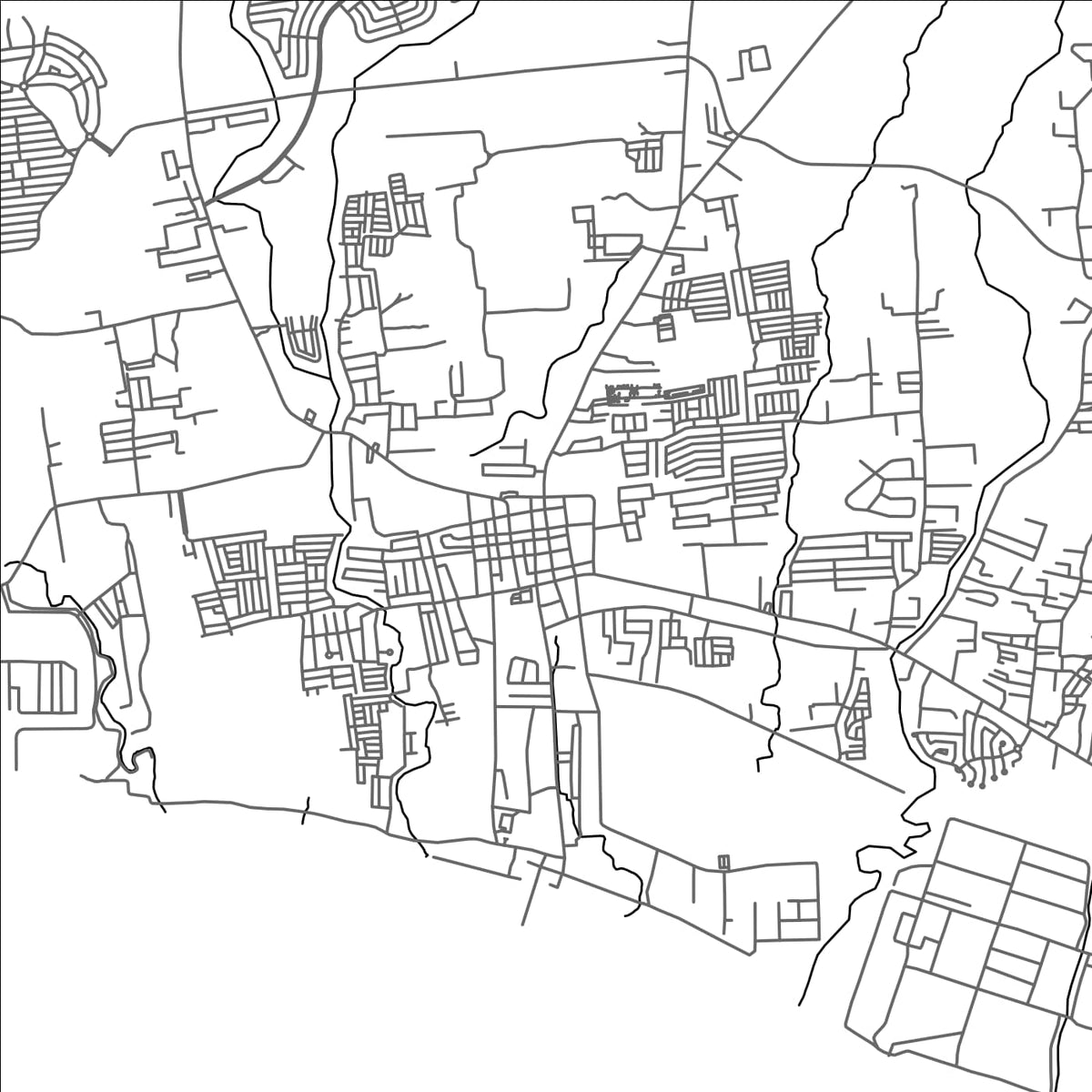 ROAD MAP OF BAUAN, PHILIPPINES BY MAPBAKES