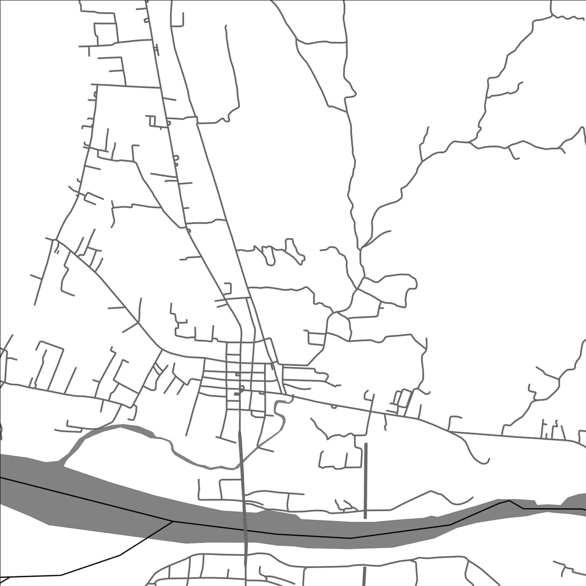 ROAD MAP OF BAUANG, PHILIPPINES BY MAPBAKES