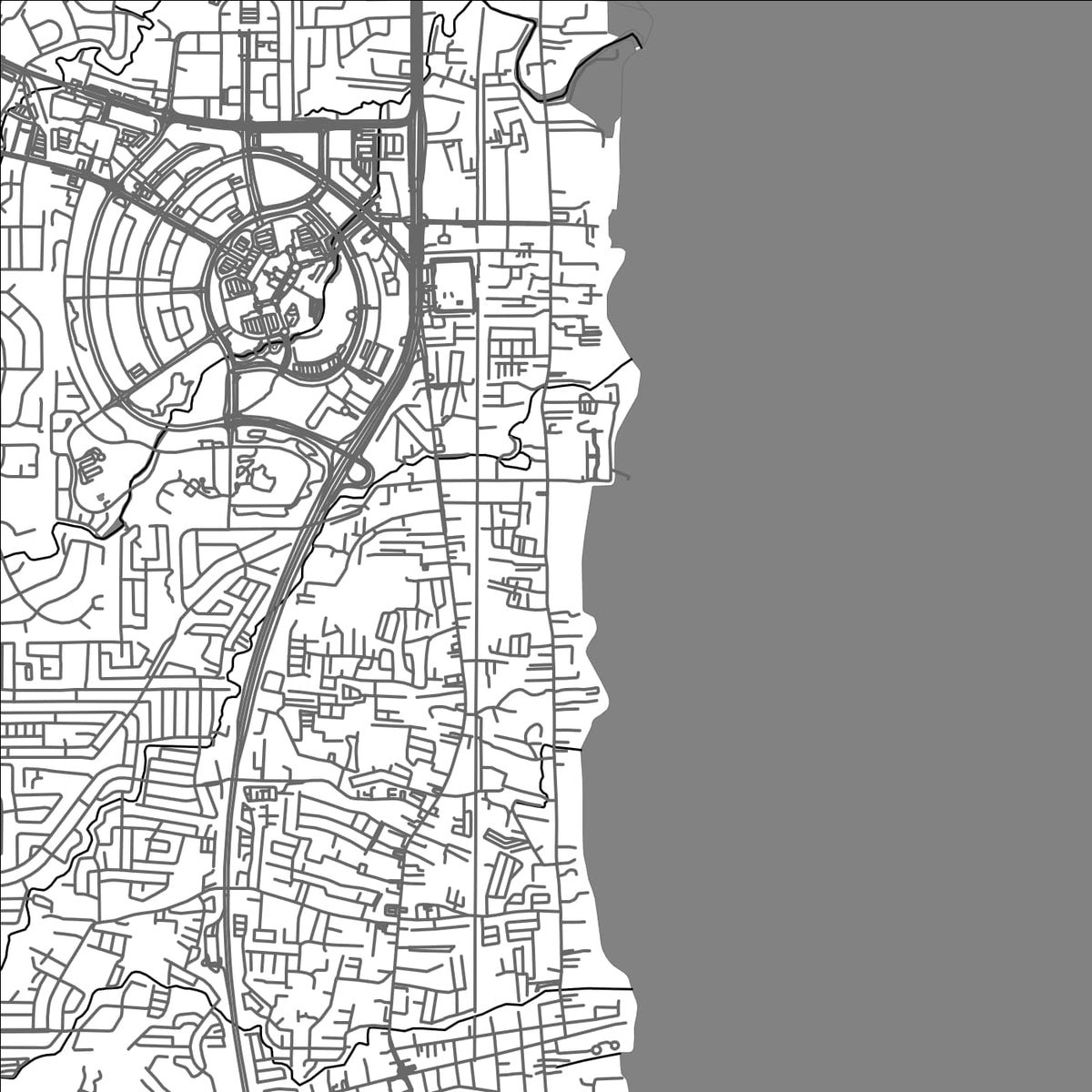 ROAD MAP OF BAYANAN, PHILIPPINES BY MAPBAKES