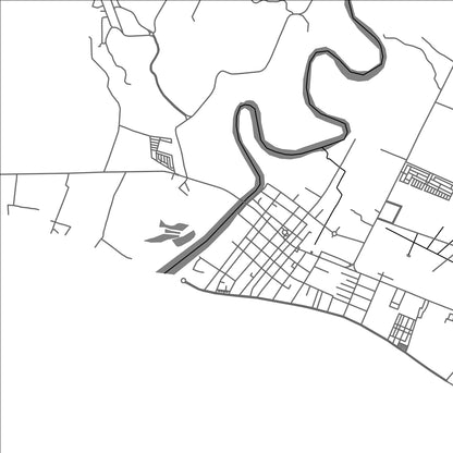 ROAD MAP OF BAYAWAN, PHILIPPINES BY MAPBAKES