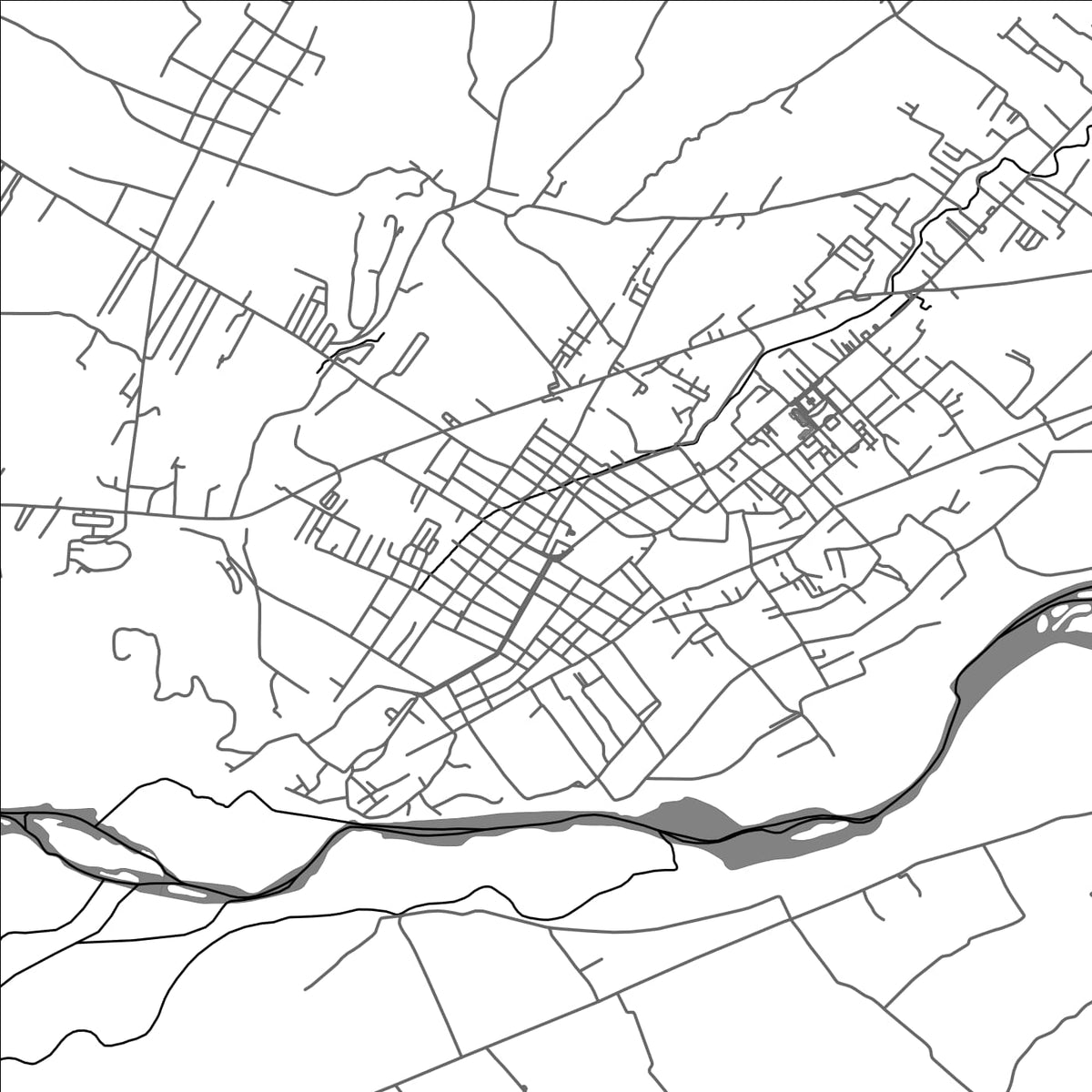 ROAD MAP OF BAYOMBONG, PHILIPPINES BY MAPBAKES