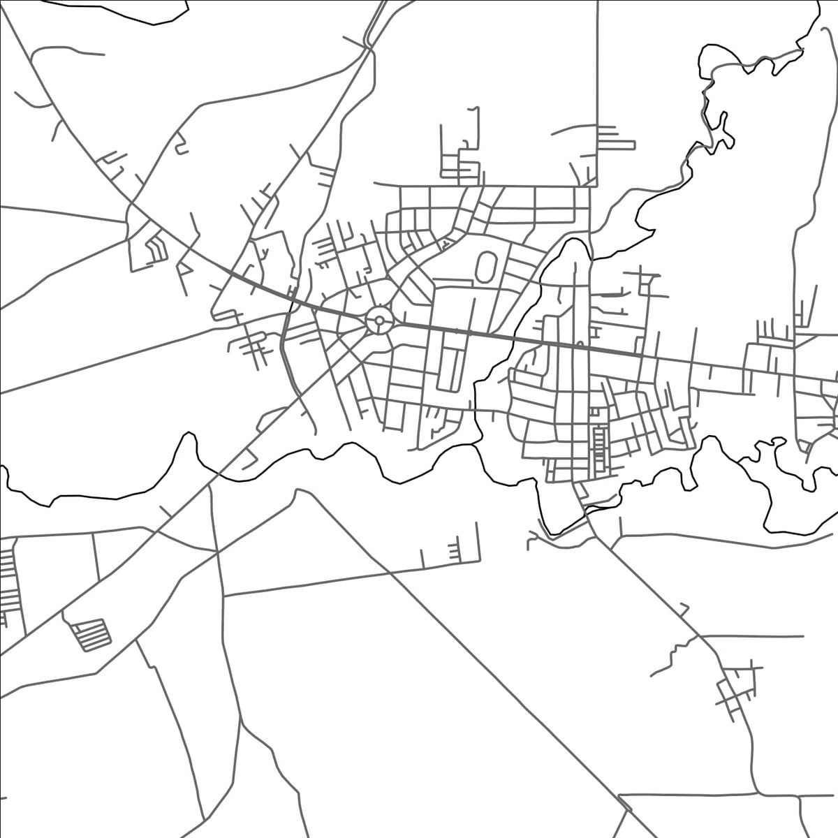 ROAD MAP OF BAYUGAN, PHILIPPINES BY MAPBAKES