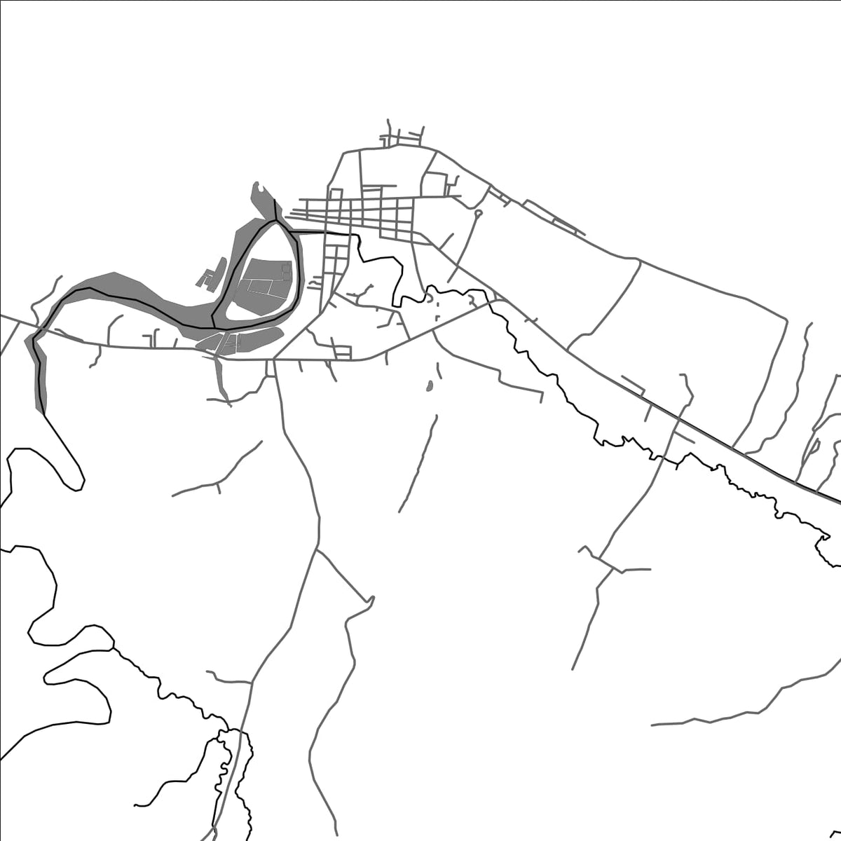ROAD MAP OF BOBON, PHILIPPINES BY MAPBAKES