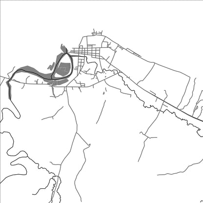 ROAD MAP OF BOBON, PHILIPPINES BY MAPBAKES