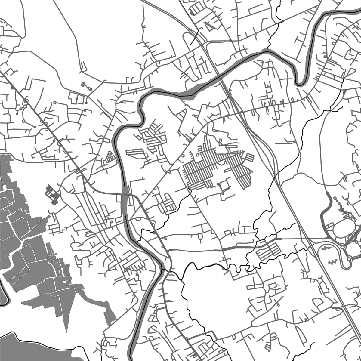 ROAD MAP OF BOCAUE, PHILIPPINES BY MAPBAKES