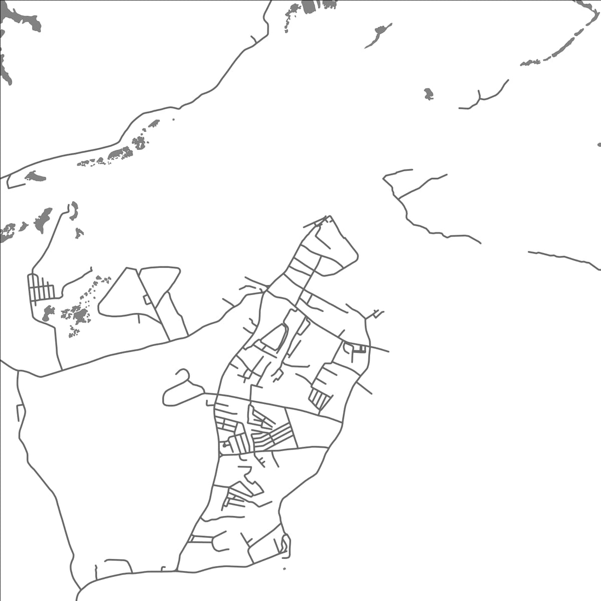 ROAD MAP OF BONGAO, PHILIPPINES BY MAPBAKES