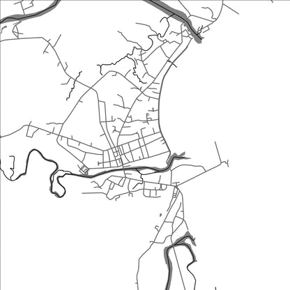 ROAD MAP OF BORONGAN, PHILIPPINES BY MAPBAKES