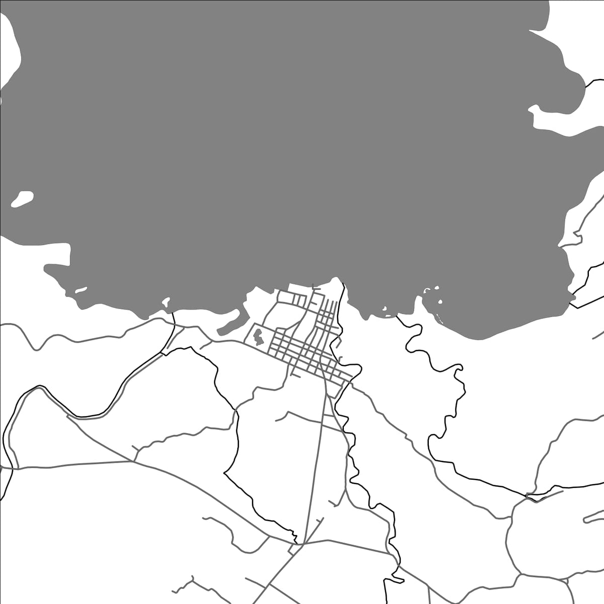 ROAD MAP OF BUHI, PHILIPPINES BY MAPBAKES