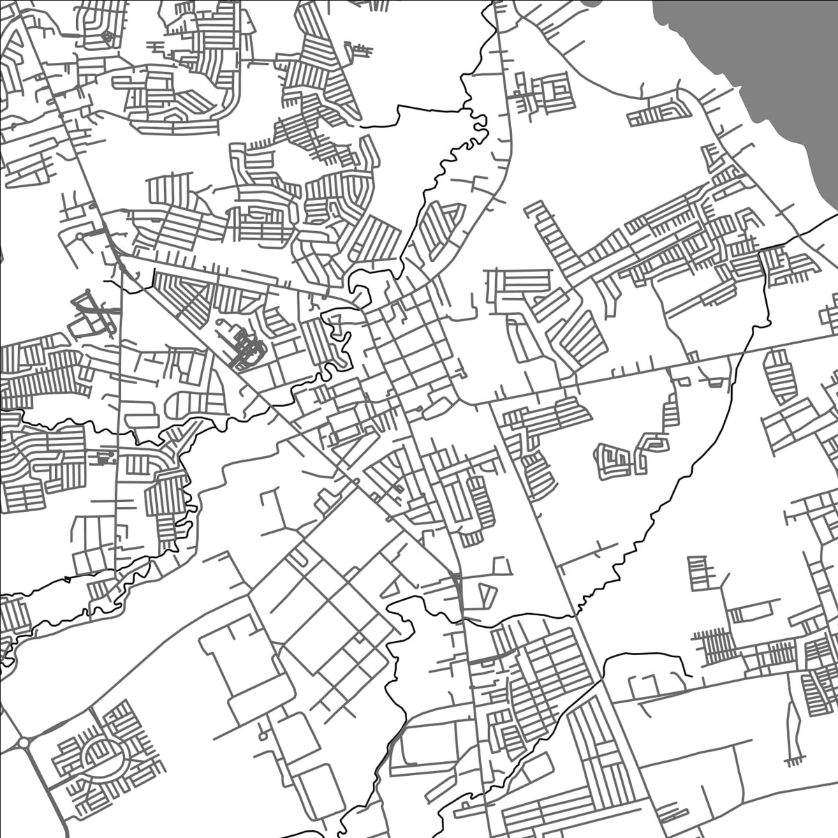 ROAD MAP OF CABUYAO, PHILIPPINES BY MAPBAKES