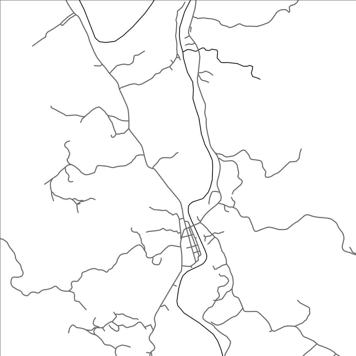 ROAD MAP OF CALBIGA, PHILIPPINES BY MAPBAKES