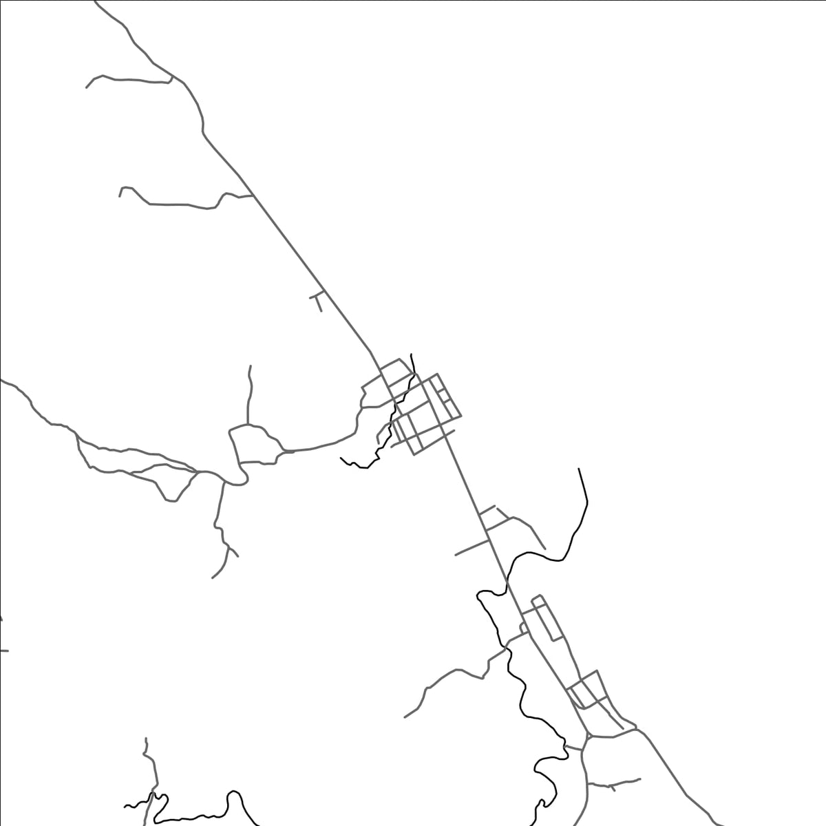 ROAD MAP OF CALUBIAN, PHILIPPINES BY MAPBAKES