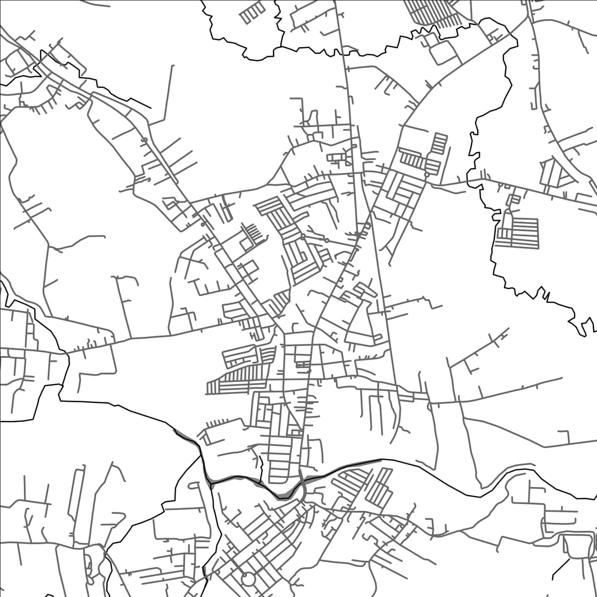 ROAD MAP OF CAPAS, PHILIPPINES BY MAPBAKES