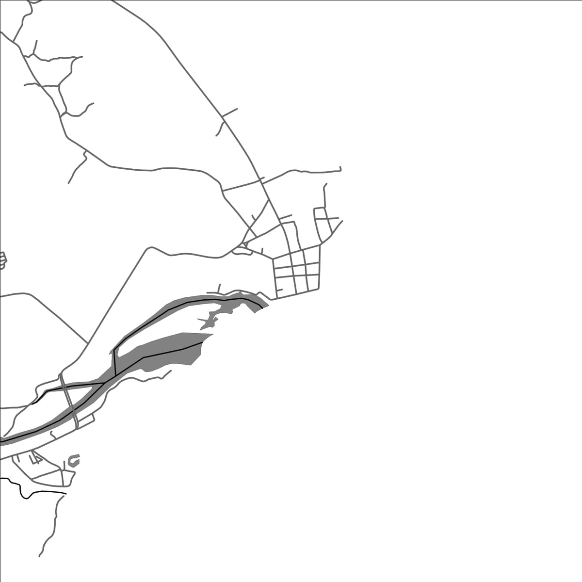 ROAD MAP OF CARAGA, PHILIPPINES BY MAPBAKES