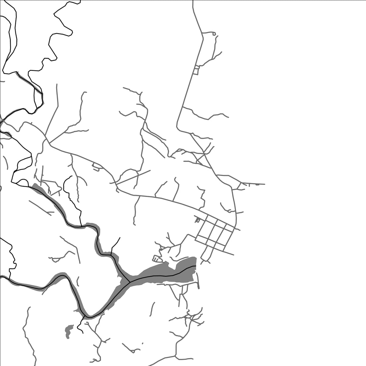 ROAD MAP OF CASTILLA, PHILIPPINES BY MAPBAKES