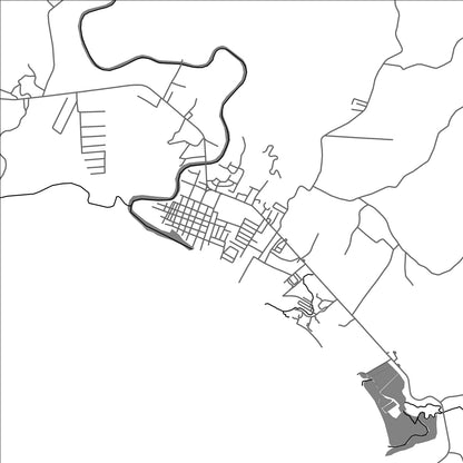ROAD MAP OF CATANAUAN, PHILIPPINES BY MAPBAKES