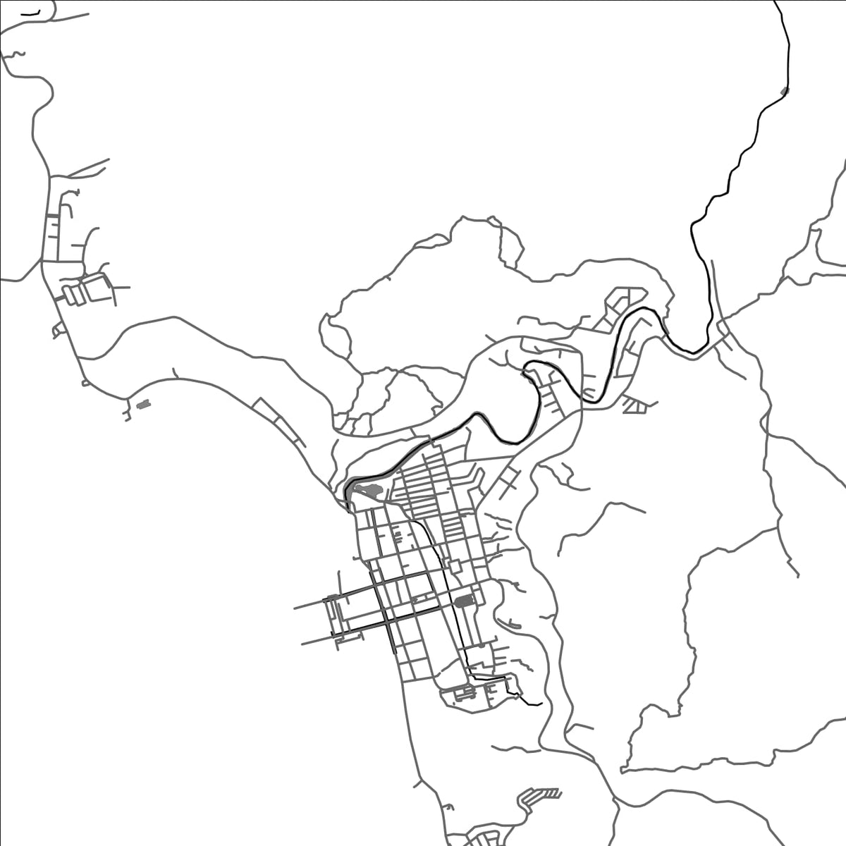 ROAD MAP OF CATBALOGAN, PHILIPPINES BY MAPBAKES