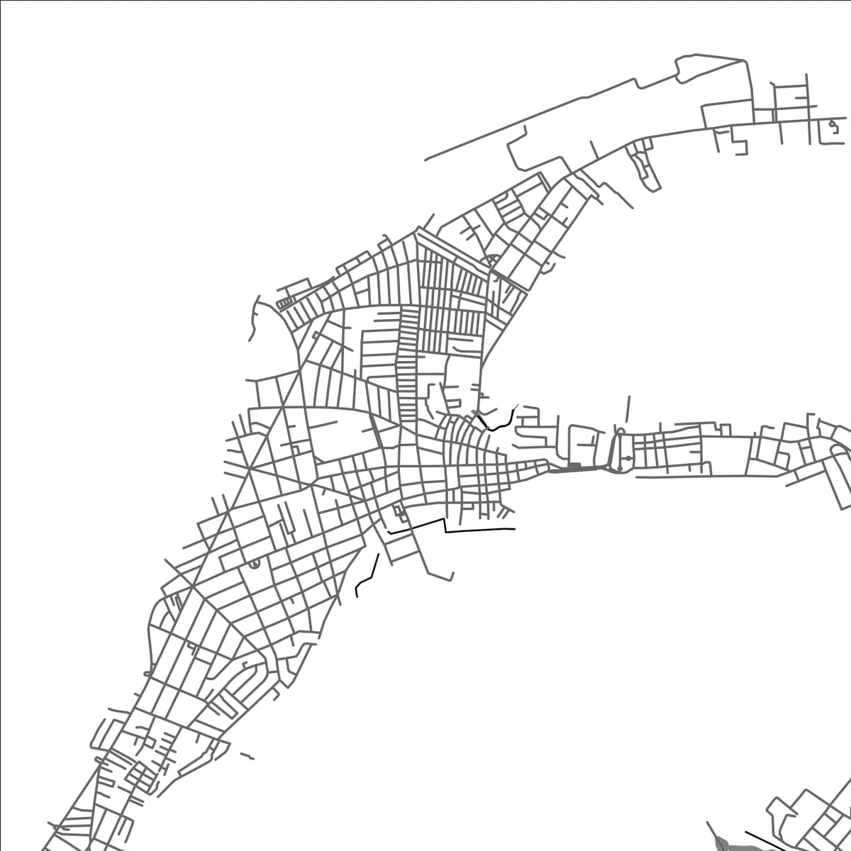 ROAD MAP OF CAVITE CITY, PHILIPPINES BY MAPBAKES