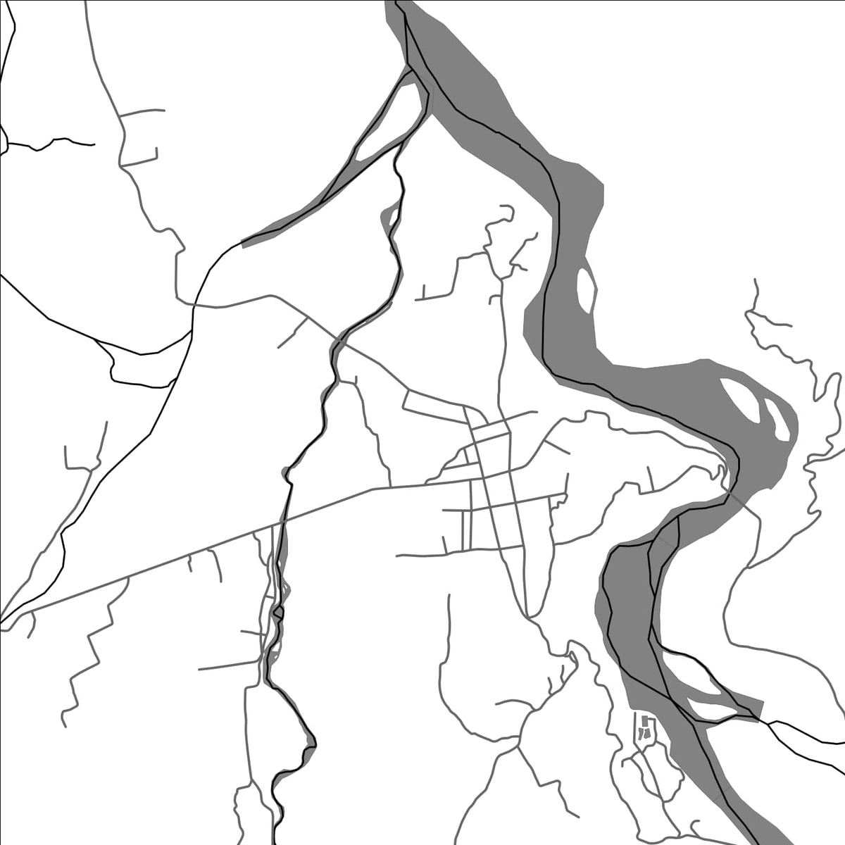ROAD MAP OF CERVANTES, PHILIPPINES BY MAPBAKES