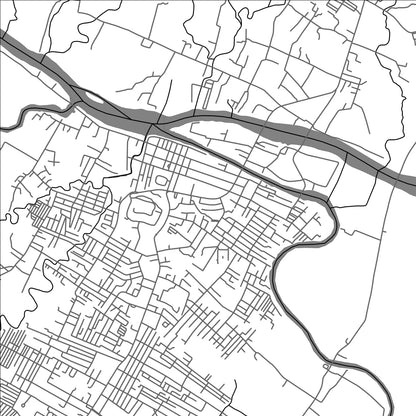ROAD MAP OF COTABATO, PHILIPPINES BY MAPBAKES