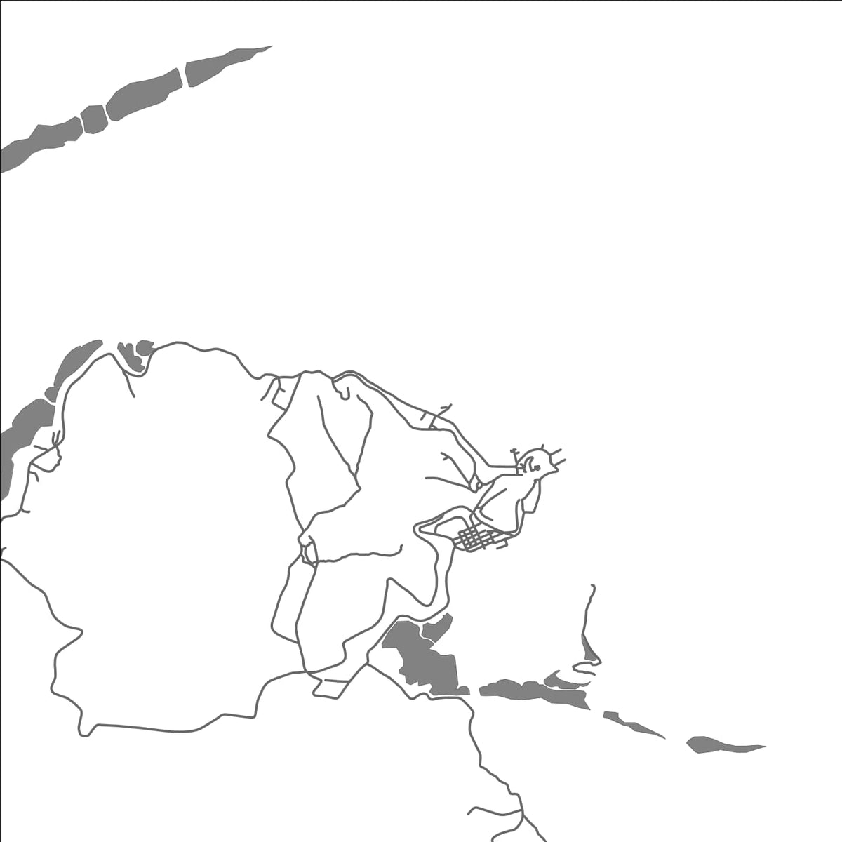 ROAD MAP OF CULION, PHILIPPINES BY MAPBAKES