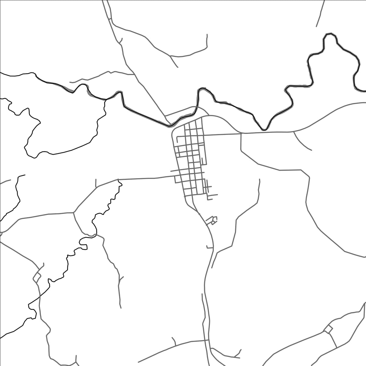 ROAD MAP OF DAGAMI, PHILIPPINES BY MAPBAKES
