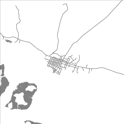 ROAD MAP OF DAPA, PHILIPPINES BY MAPBAKES