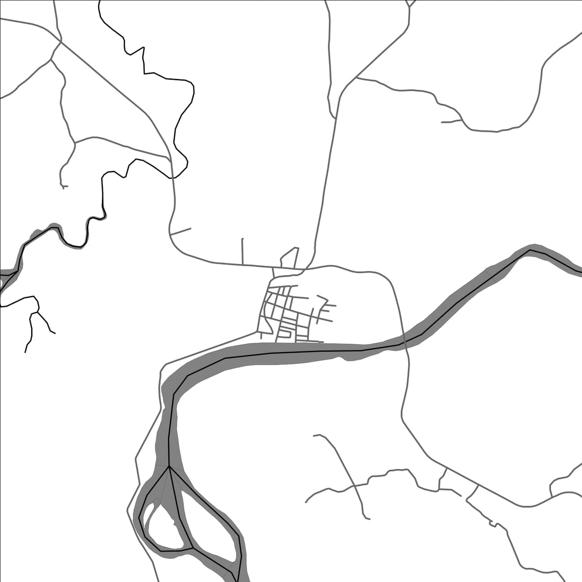 ROAD MAP OF DEL GALLEGO, PHILIPPINES BY MAPBAKES