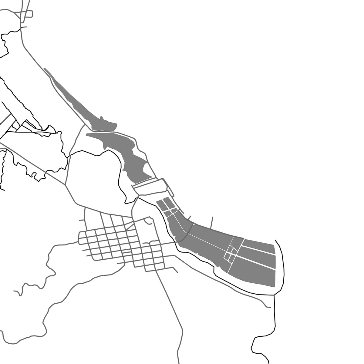 ROAD MAP OF DILASAG, PHILIPPINES BY MAPBAKES