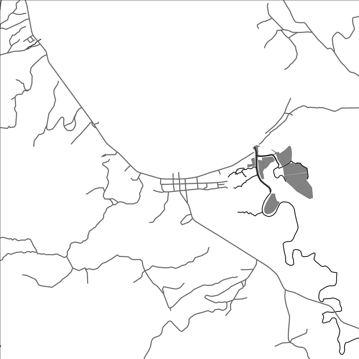 ROAD MAP OF DIMASALANG, PHILIPPINES BY MAPBAKES