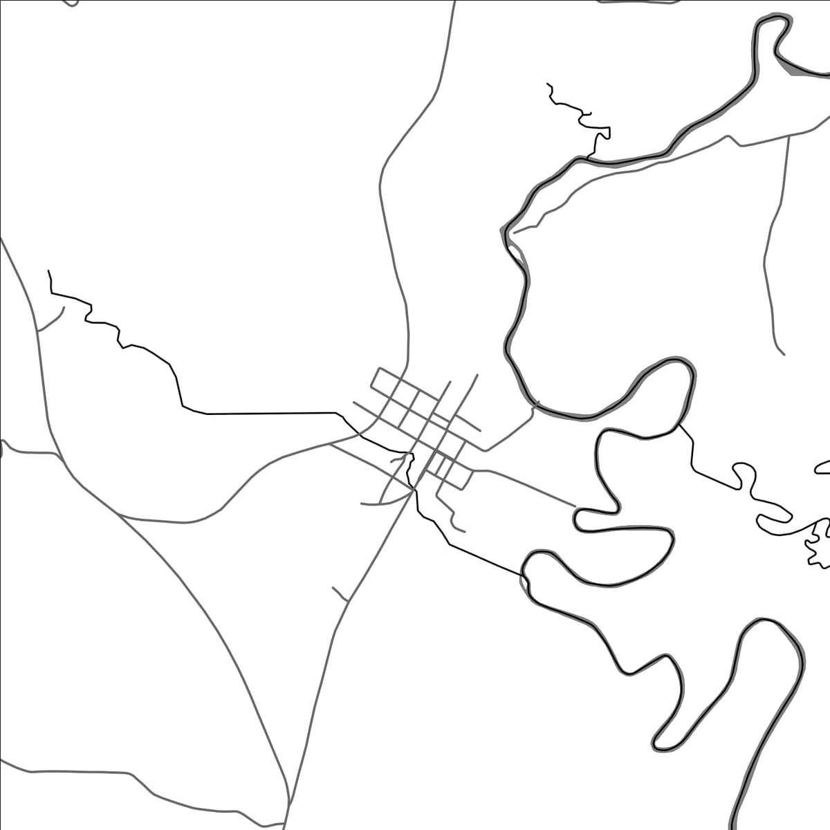 ROAD MAP OF DINAS, PHILIPPINES BY MAPBAKES